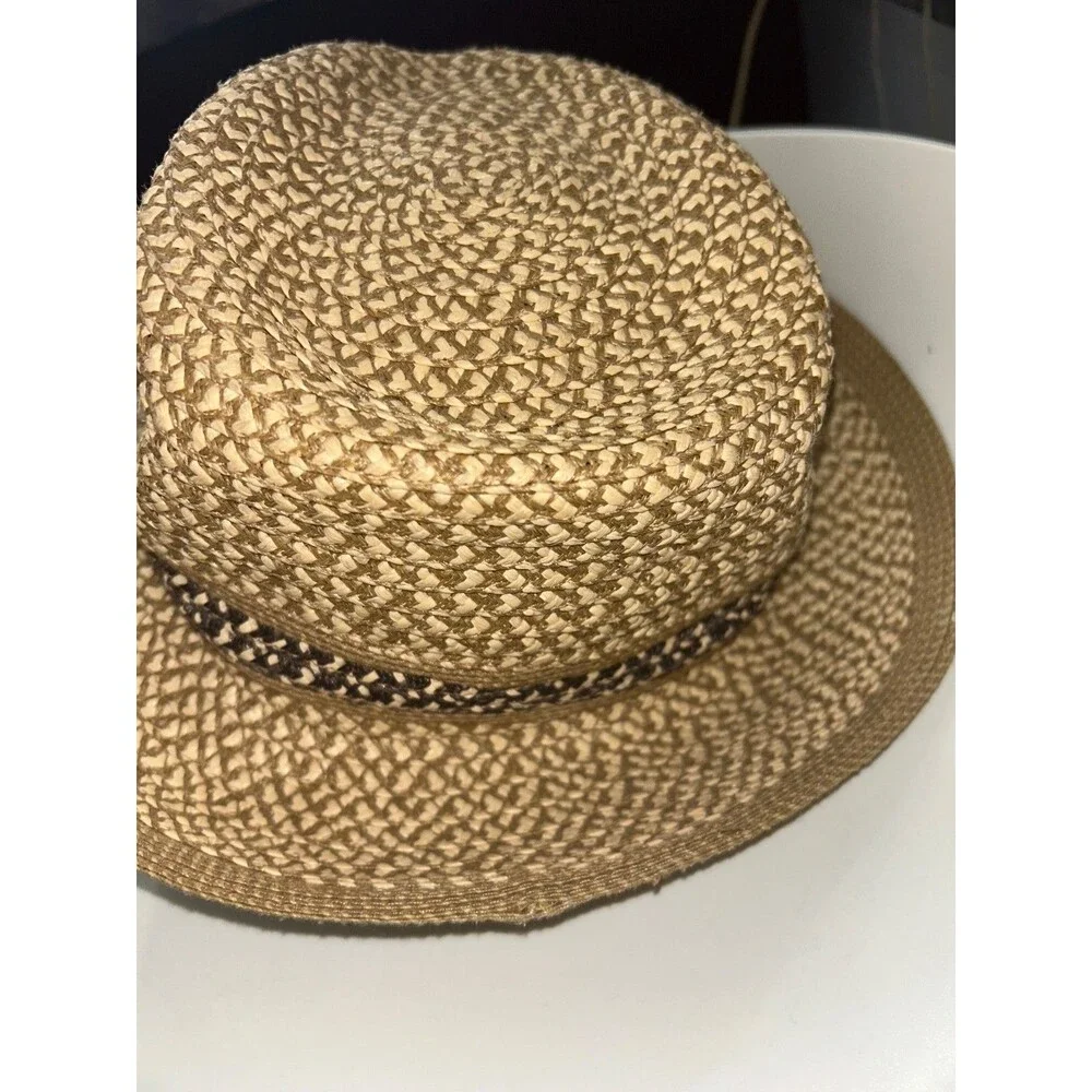 Eric Javits Women’s Squishee Fedora Hat Straw Packable UPF 50+ - Picture 5 of 9